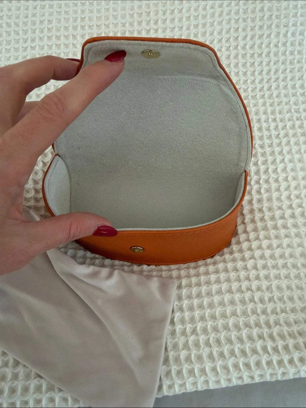 Tory Burch orange hard